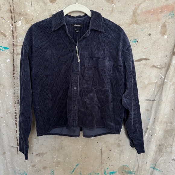 Madewell Variegated Corduroy Button-Up Shirt - Picture 3 of 6